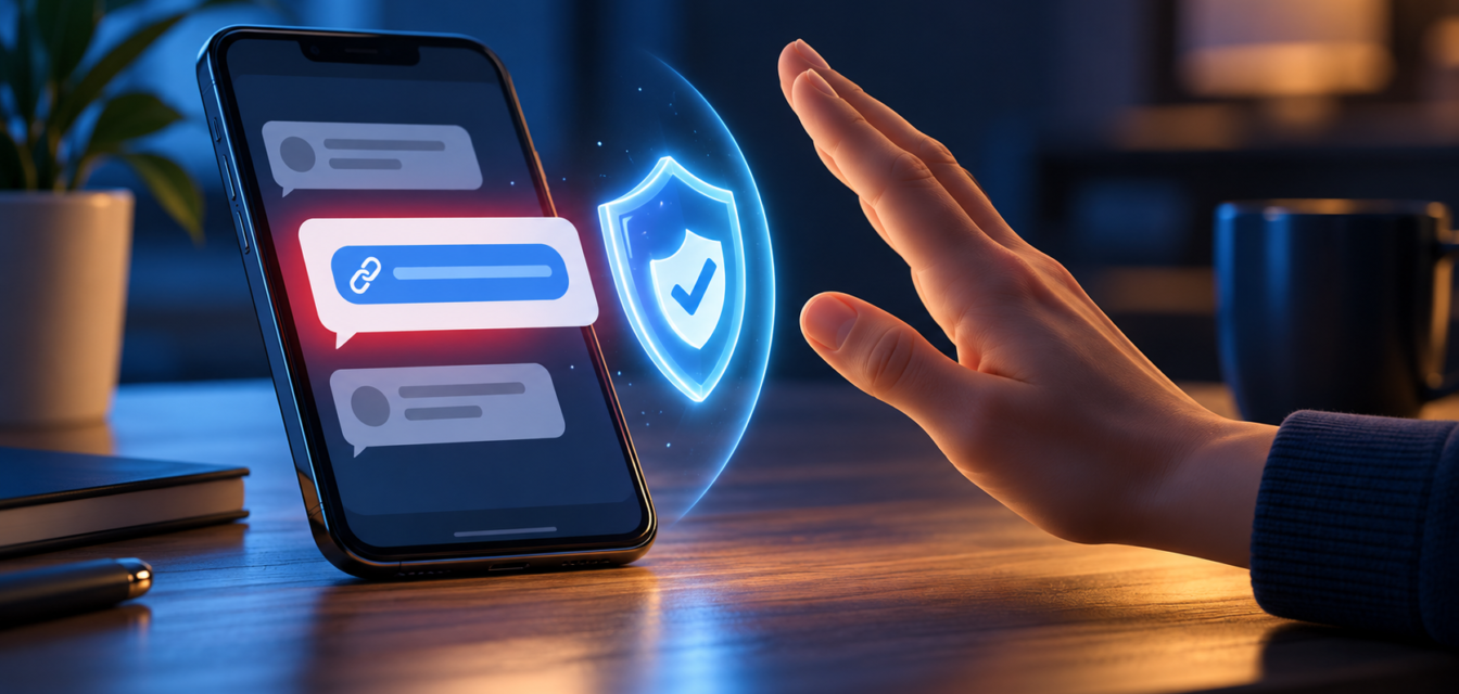 Ilustración sobre fraudes digitales y mensajes que imitan páginas de acceso legítimas